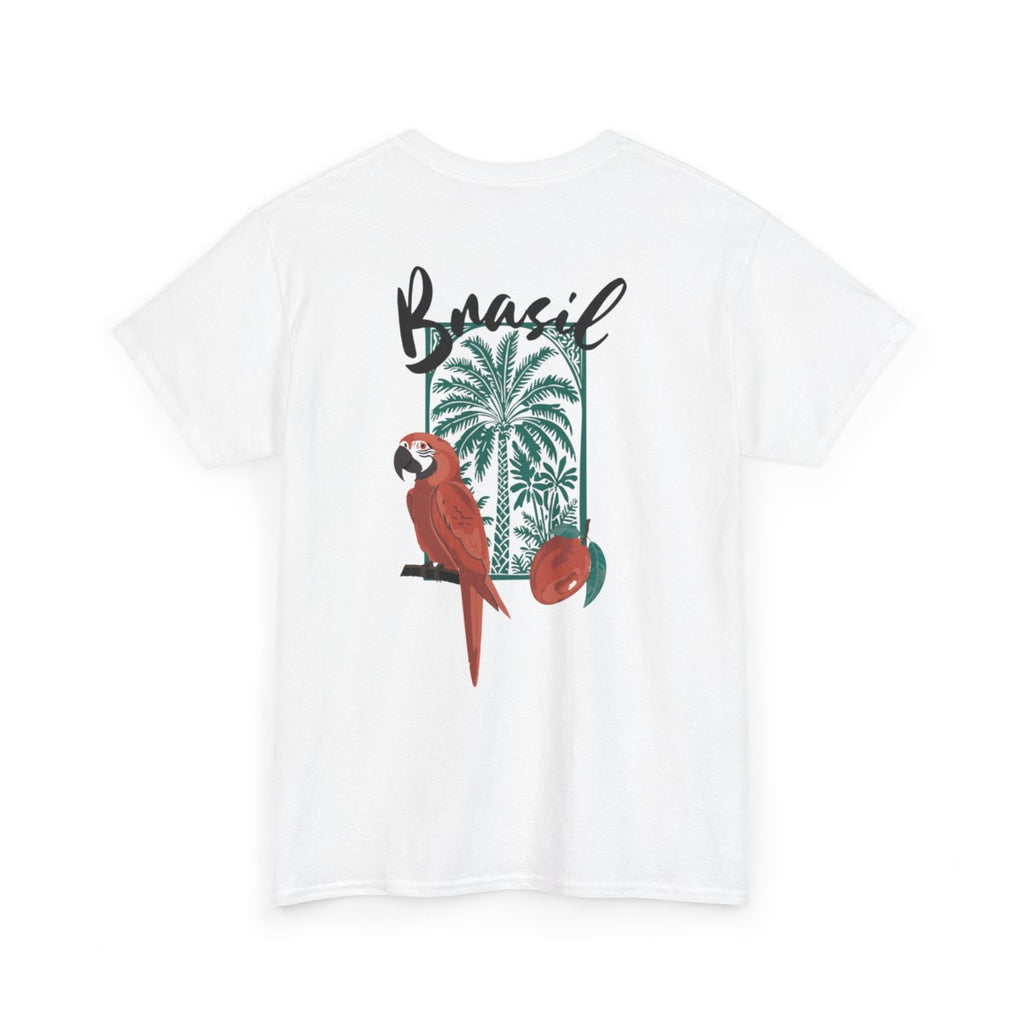 Tropical Brazil T-Shirt mit Papagei